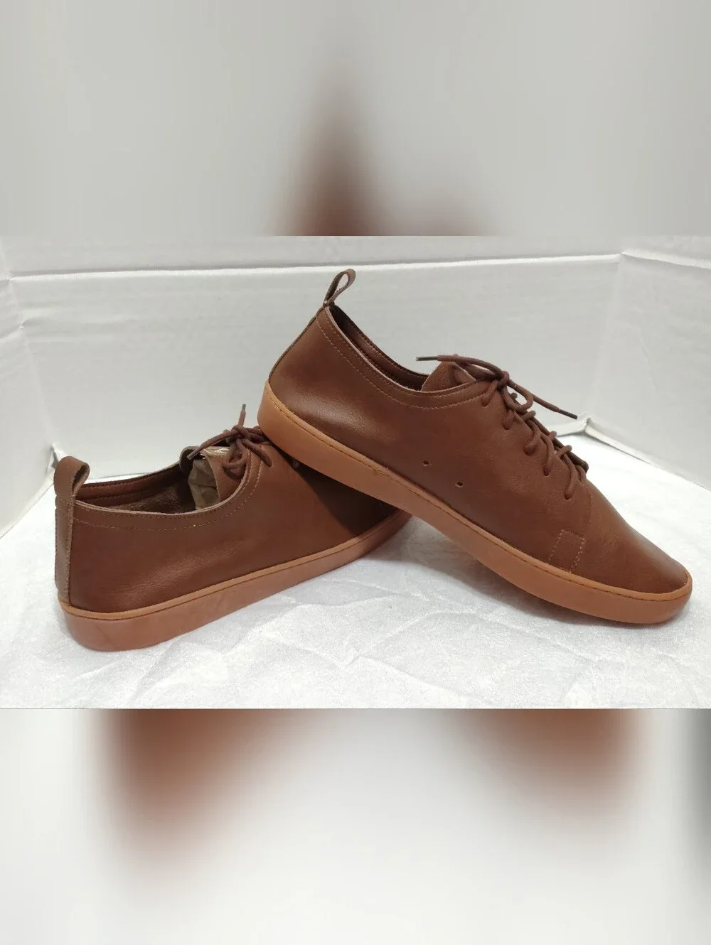 Ahimsa Andy Dark Olive, Men's # 13 US Vegan Leather, Slip Resistant, Waterproof